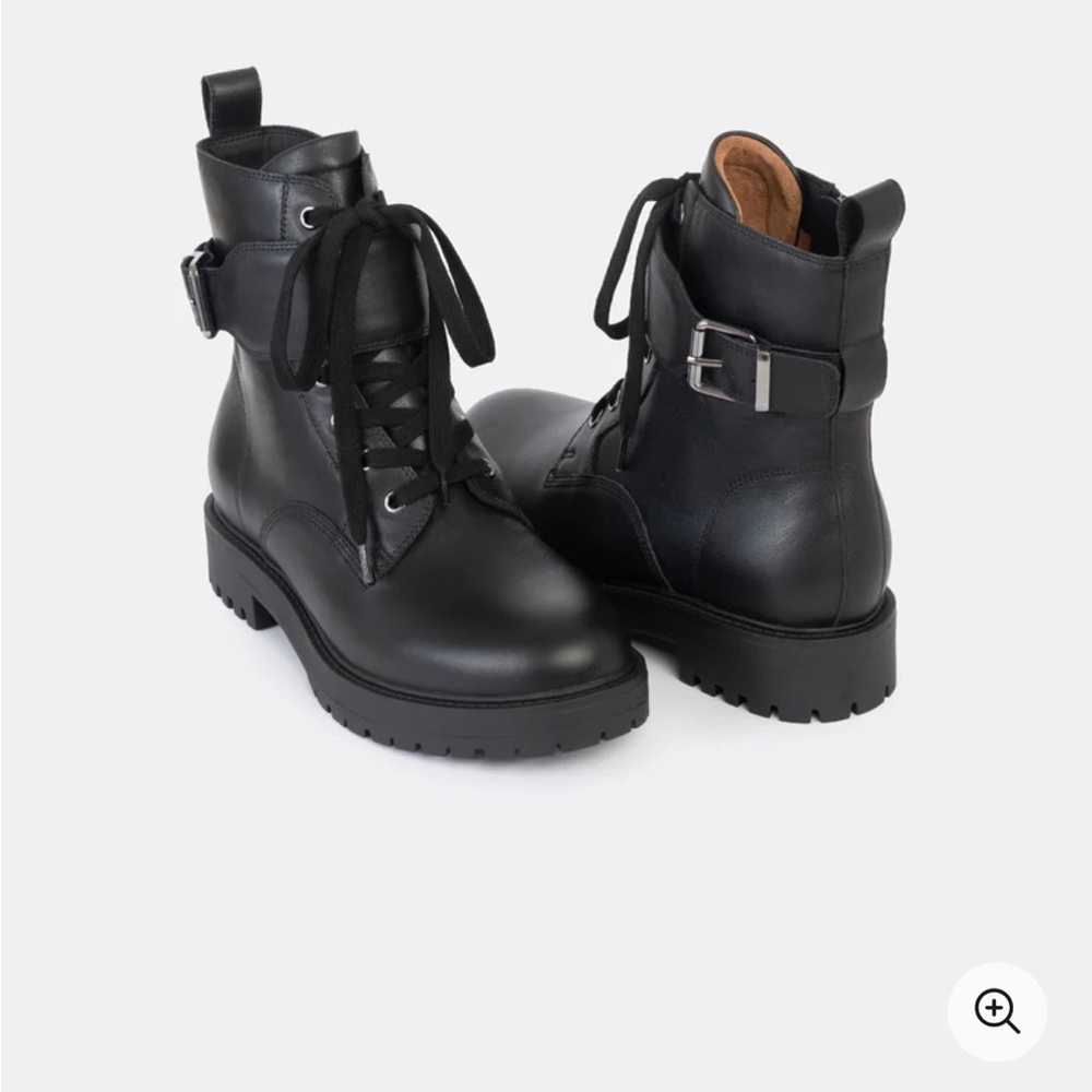 Combat Boots with Guard - Black - Picture 6 of 7